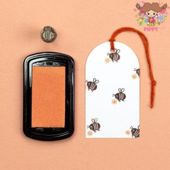 Perlenfischer可愛いコーン型スタンプ（S）☆Bumblebee mini☆蜂 ミツバチ はち ハチ 動物 虫木製 コーン型 プレゼント クラフト 雑貨 保育園 幼稚園 先生【メール便発送可】の商品画像 2