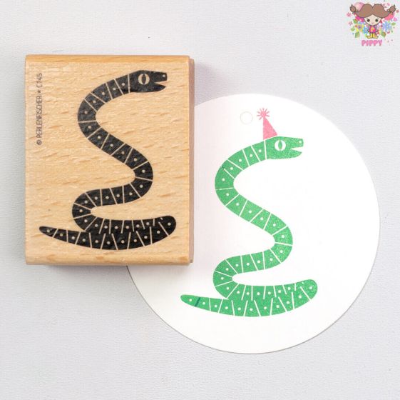 Rakuten - Perlenfischer スタンプ☆Snake☆へび ヘビ 蛇 右向き 動物木製 プレゼント クラフト 雑貨 保育園 幼稚園 先生【メール便発送可】