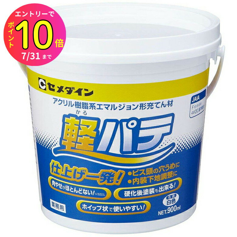 [7月エントリーでP10倍] セメダイン HC-004 軽パテ 90