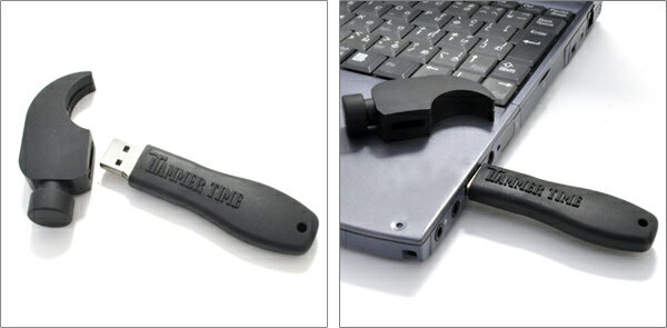 【くぎ抜きハンマータイプ】おもしろUSBメモリー16GB（ カナヅチ トンカチ USB メモリ usb USBメモリー ユニーク かわいい プレゼント ギフト パソコン データ フラッシュメモリ 工具）[M便 1/10]