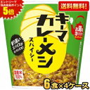 エントリーで全品ポイント5倍★【送料無料】日清 105gキーマカレーメシ スパイシー 24食(6食×4ケース) カレー飯 ごはん カップライス カレーライス ※北海道800円・東北400円の別途送料加算