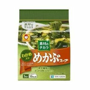 東洋水産 マルちゃん 素材のチカラ めかぶスープ 5食×6入