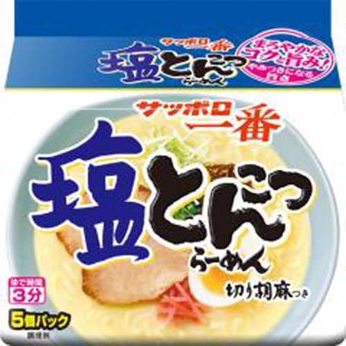 サンヨー食品 サッポロ一番 塩とんこつらーめん 5食×6入