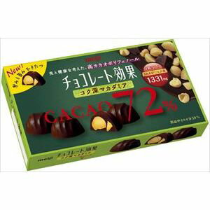 明治 チョコレート効果 カカオ72% マカダミア 9粒×10入