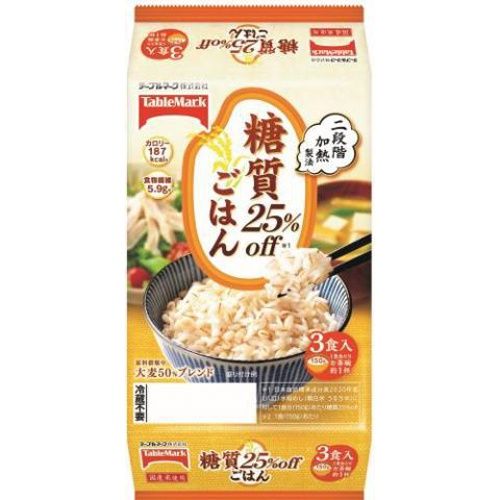 テーブルマーク 糖質25%offごはん 3食×8入