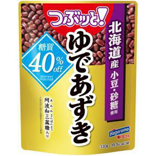 はごろも つぶッと！ゆであずき 糖質40%オフ 330g×12入