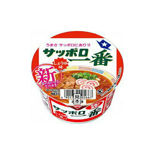 楽天菓子の新商品はポイポイマーケットサンヨー食品 サッポロ一番 しょうゆ味ミニどんぶり新 12入