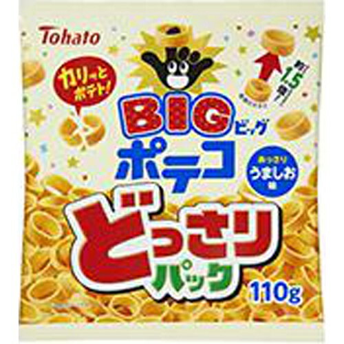 楽天菓子の新商品はポイポイマーケット東ハト どっさりパック ポテコ うましお味 110g×10入