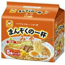 東洋水産 マルちゃん まんぞくの一杯 みそ 5食×6入(4)