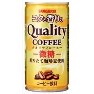 楽天菓子の新商品はポイポイマーケットサンガリア コクと香りのクオリティ 微糖 185g×30入
