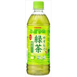楽天菓子の新商品はポイポイマーケットサンガリア やすらぐ抹茶入り緑茶 P500ml×24入
