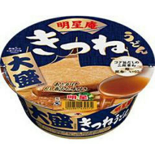 明星食品 明星庵 きつねうどん 大盛 12入 明星食品 明星庵 きつねうどん 大盛 12入