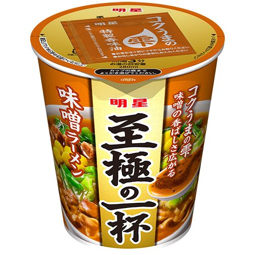 楽天菓子の新商品はポイポイマーケット明星食品 至極の一杯 味噌ラーメン 12入