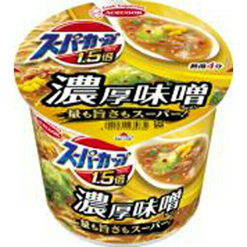 楽天菓子の新商品はポイポイマーケットエースコック スーパーカップ1.5倍 みそラーメン 12個