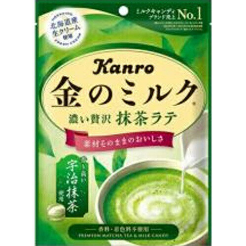 楽天菓子の新商品はポイポイマーケットカンロ 金のミルクキャンディ抹茶ラテ 61g×6袋