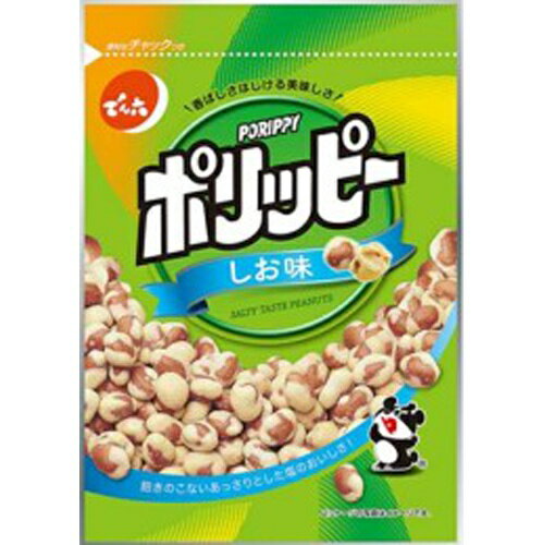 楽天菓子の新商品はポイポイマーケットでん六 ポリッピー しお味 100g×12袋