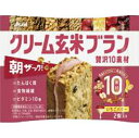 アサヒグループ食品 クリーム玄米ブラン 贅沢10素材 いちごバター 6個