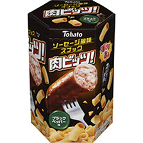楽天菓子の新商品はポイポイマーケット東ハト 肉ビッツ ブラックペッパー味 38g×6個