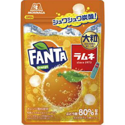 楽天菓子の新商品はポイポイマーケット森永製菓 大粒ラムネ ファンタオレンジ 25g×10袋