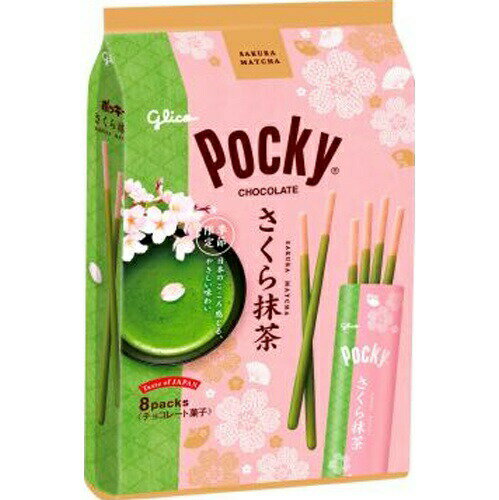 グリコ ポッキー さくら抹茶 8袋×6袋