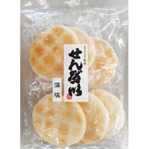国内産うるち米を使用し、ふっくらと焼き上げた塩せんべいです。国産米を使用、ふっくらとソフトに焼き上げ、キャノーラ油と藻塩のみで味付けました。 【原材料】 うるち米（国産）、植物油脂、でん粉、食塩（一部に大豆を含む） 【賞味期間】 メーカー製造日より120日 実際にお届けする商品の賞味期間は短くなりますのでご了承下さい。 【保存方法】 直射日光、高温多湿をお避けください。 ご注意（必ずお読みください） この商品は発送用梱包をせずに、個装箱のまま発送されますので、パッケージの外側に発送ラベルが貼り付けられます。 本商品はご注文後、3から7営業日後の発送予定となっております。配達指定をご希望のお客様は余裕をもってご注文下さいませ。国内産うるち米を使用し、ふっくらと焼き上げた塩せんべいです。国産米を使用、ふっくらとソフトに焼き上げ、キャノーラ油と藻塩のみで味付けました。
