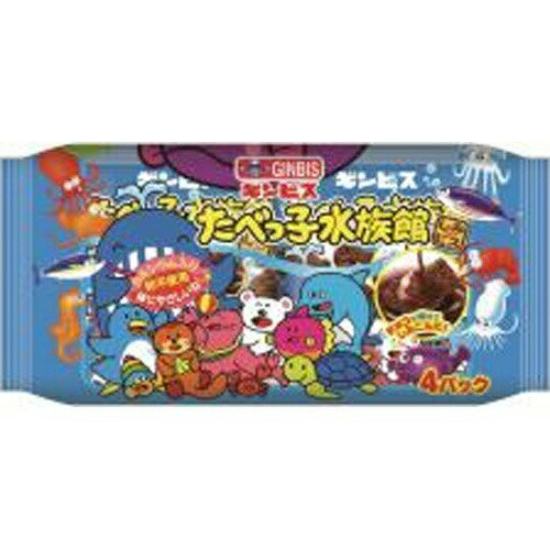 楽天菓子の新商品はポイポイマーケットギンビス たべっ子水族館 4P×12袋