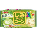 ギンビス しみチョココーン 抹茶ラテ味 4パック×12袋
