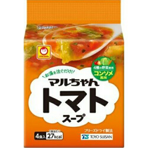 東洋水産 マルちゃん トマトスープ 4食入×10袋