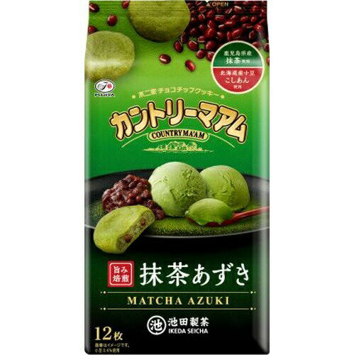 不二家 カントリーマアム 抹茶あずき 12枚×5袋のサムネイル