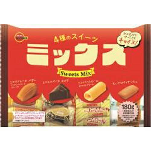 楽天菓子の新商品はポイポイマーケットブルボン 4種のスイーツミックス 180g×6袋