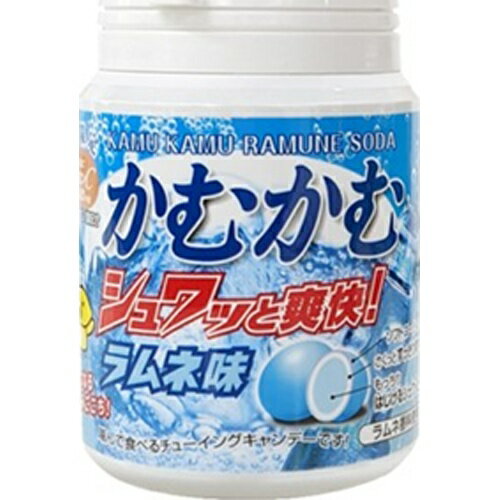 楽天菓子の新商品はポイポイマーケット三菱食品 かむかむ シュワッと爽快！ラムネ味 ボトル 120g×3個