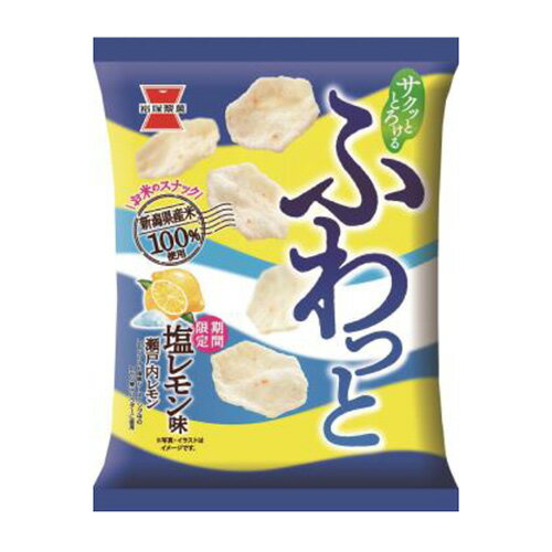 岩塚製菓 ふわっと 塩レモン味 32g×10袋