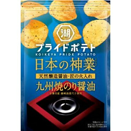 湖池屋 プライドポテト 日本の神業 九州焼のり醤油 52g×12袋のサムネイル