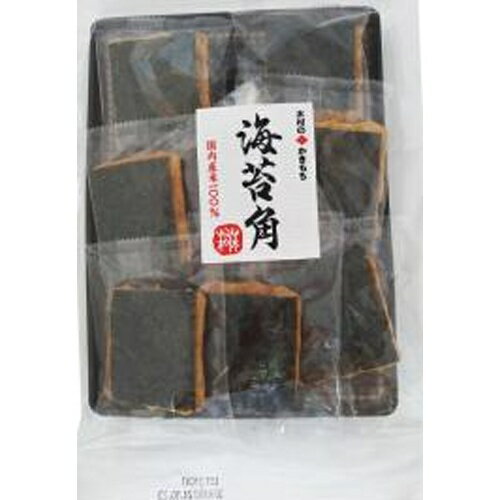 国内産うるち米の生地に大きな海苔を贅沢に使用しました。国内産うるち米の生地に大きな海苔を贅沢に使用しました。 【原材料】 うるち米（国産）、小麦澱粉、醤油、焼のり（国産）、砂糖、デキストリン、みりん、かつお風味調味料／増粘剤（加工デンプン）、調味料（アミノ酸等）、糊料（プルラン）、（一部に小麦・大豆を含む） 【賞味期間】 メーカー製造日より180日 実際にお届けする商品の賞味期間は短くなりますのでご了承下さい。 【保存方法】 直射日光・高温多湿を避けて保存して下さい。 ご注意（必ずお読みください） この商品は発送用梱包をせずに、個装箱のまま発送されますので、パッケージの外側に発送ラベルが貼り付けられます。 本商品はご注文後、3から7営業日後の発送予定となっております。配達指定をご希望のお客様は余裕をもってご注文下さいませ。国内産うるち米の生地に大きな海苔を贅沢に使用しました。国内産うるち米の生地に大きな海苔を贅沢に使用しました。