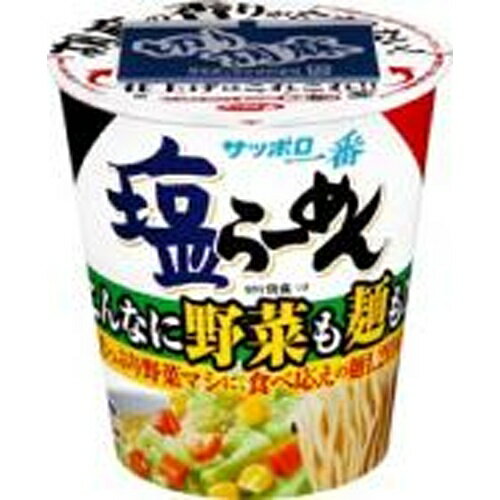 楽天菓子の新商品はポイポイマーケットサンヨー食品 塩らーめん タテビッグ こんなに野菜も麺も!? 12個（9月下旬頃入荷予定）