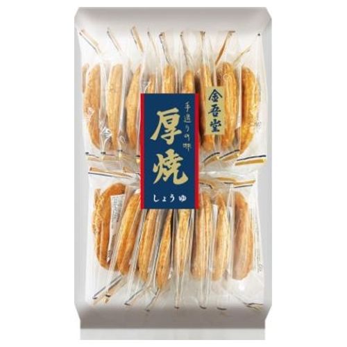 金吾堂 大袋厚焼しょうゆ 17枚×6袋