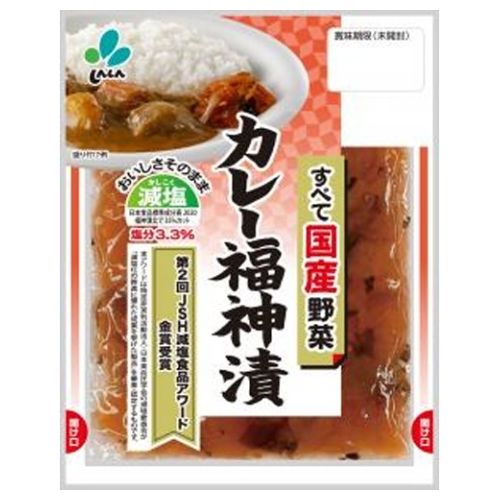 新進 国産野菜カレー福神漬 90g×10袋