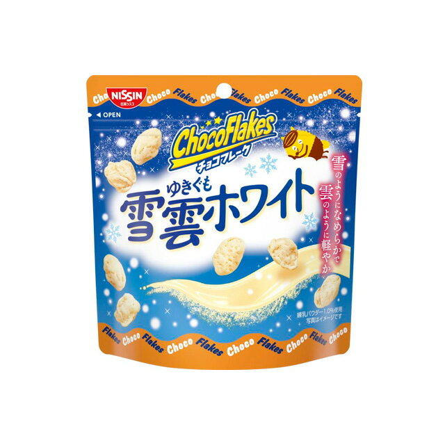 日清シスコ チョコフレーク 雪雲ホワイト 34g×12袋（12月上旬頃入荷予定）