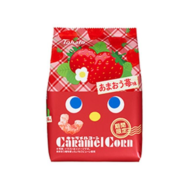 東ハト キャラメルコーン あまおう苺味 62g×12袋（11月中旬頃入荷予定）