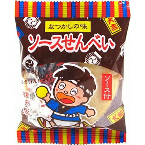 小麦粉にミルクたっぷりのせんべいに、特製ソース付き。 ご注意（必ずお読みください） この商品は発送用梱包をせずに、個装箱のまま発送されますので、パッケージの外側に発送ラベルが貼り付けられます。 本商品はご注文後、3から7営業日後の発送予定となっております。配達指定をご希望のお客様は余裕をもってご注文下さいませ。小麦粉にミルクたっぷりのせんべいに、特製ソース付き。