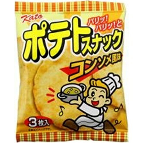 （や）かとう製菓 ポテトスナック コンソメ風味 20入 1