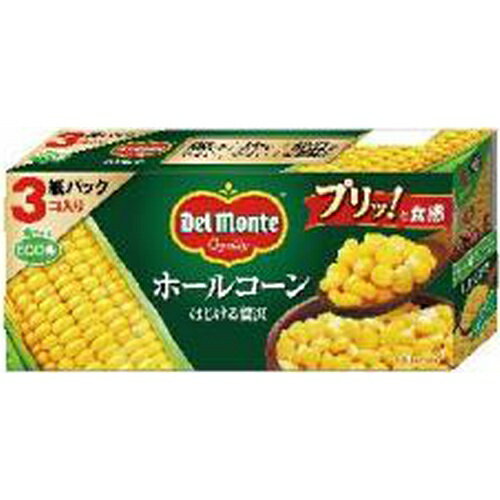 デルモンテ(DM) ホールコーンはじける贅沢 190g×3個パック×8入 デルモンテ(DM) ホールコーンはじける贅沢 190g×3個パック×8入