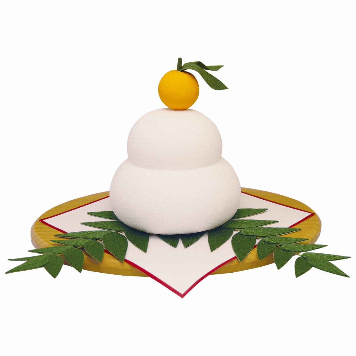 乐天商城 - 福々 鏡餅 大 置物 縁起 迎春 新春 正月 手作り ちりめん 細工 飾り
