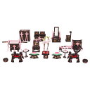 雛人形 雛飾り 桜花 8品道具セット 15号 黒 コンパクト・マンションサイズ 送料無料