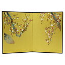 金紙屏風 梅に桜 19H 京都 かわいい 和風 手作り 小物 和雑貨 四季 なごみ 飾り 贈り物 おしゃれ