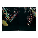 アートスタンド蒔絵屏風 梅に桜 19H 京都 かわいい 和風 手作り 小物 和雑貨 四季 なごみ 飾り 贈り物 おしゃれ