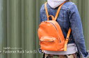 ジャプリッシュ ファスナーリュックサック(S) | リュック 本革 レザー 日本製 全5色 レディース キャメル チョコ 茶 グリーン 緑 レッド 赤 ブラック...