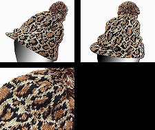 New York Hat(ニューヨークハット) ニットキャップ #4681 LEOPARD RADAR