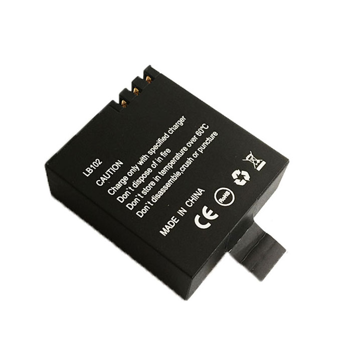 GITUP GIT1/GIT2シリーズ用 純正 新型　大容量 予備電池 バッテリーパック 3.7V/1000mAh 【メール便送料無料】