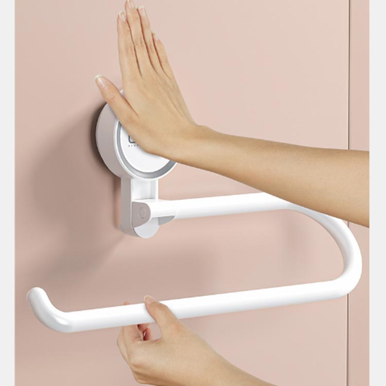 2点セット タオルハンガー タオル掛け 吸盤 強力 タオルリング トイレ掛け タオルかけ タオルホルダー 固定 吸盤 バスルーム 壁掛け キッチン用 キッチン 洗面台 洗面所 浴室用 ホワイト おしゃれ 壁付け タオル掛 便所